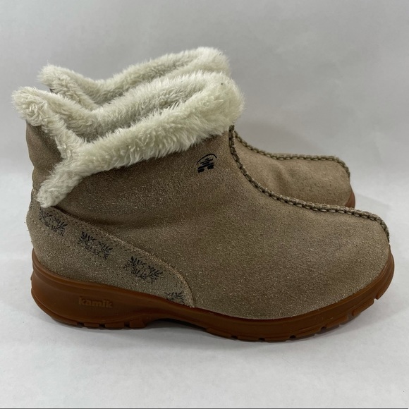 Kamik Shoes - Waterproof Fleece Lined Kamik Suede Boots Womens 7